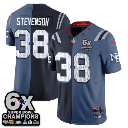 NE Rivalries Split Edition Vapor Jersey - Stitched