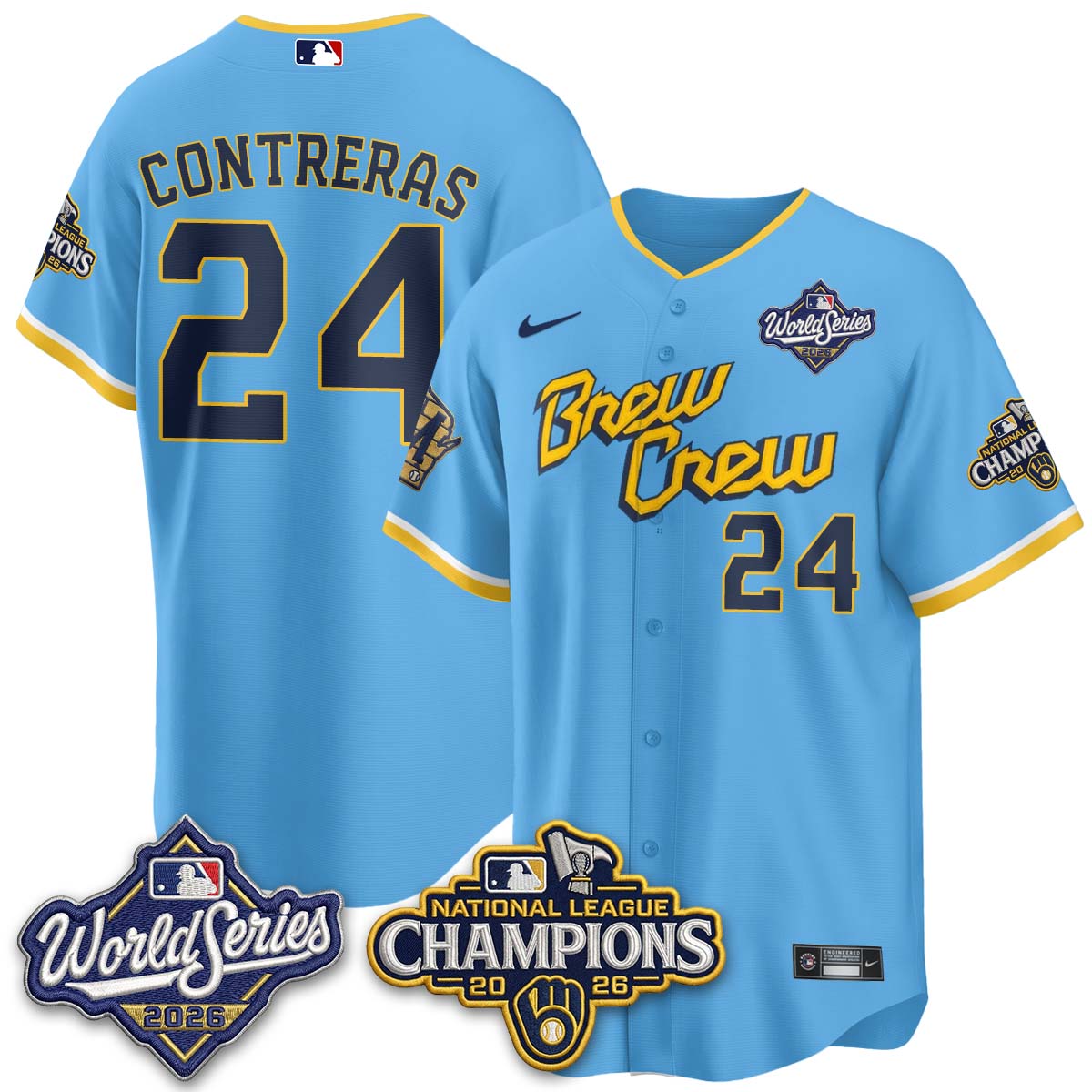MIL 2026 NL Champions Vapor Jersey - Stitched