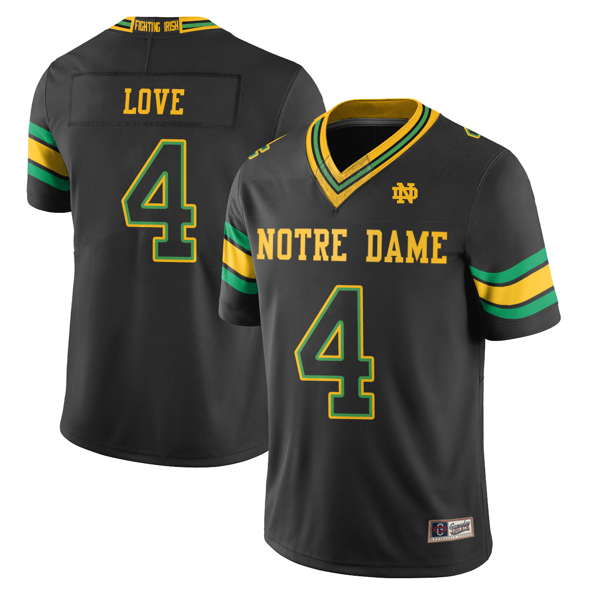 Notre Dame Fighting Irish 2026 Shamrock Series Football Vapor Jersey - Stitched
