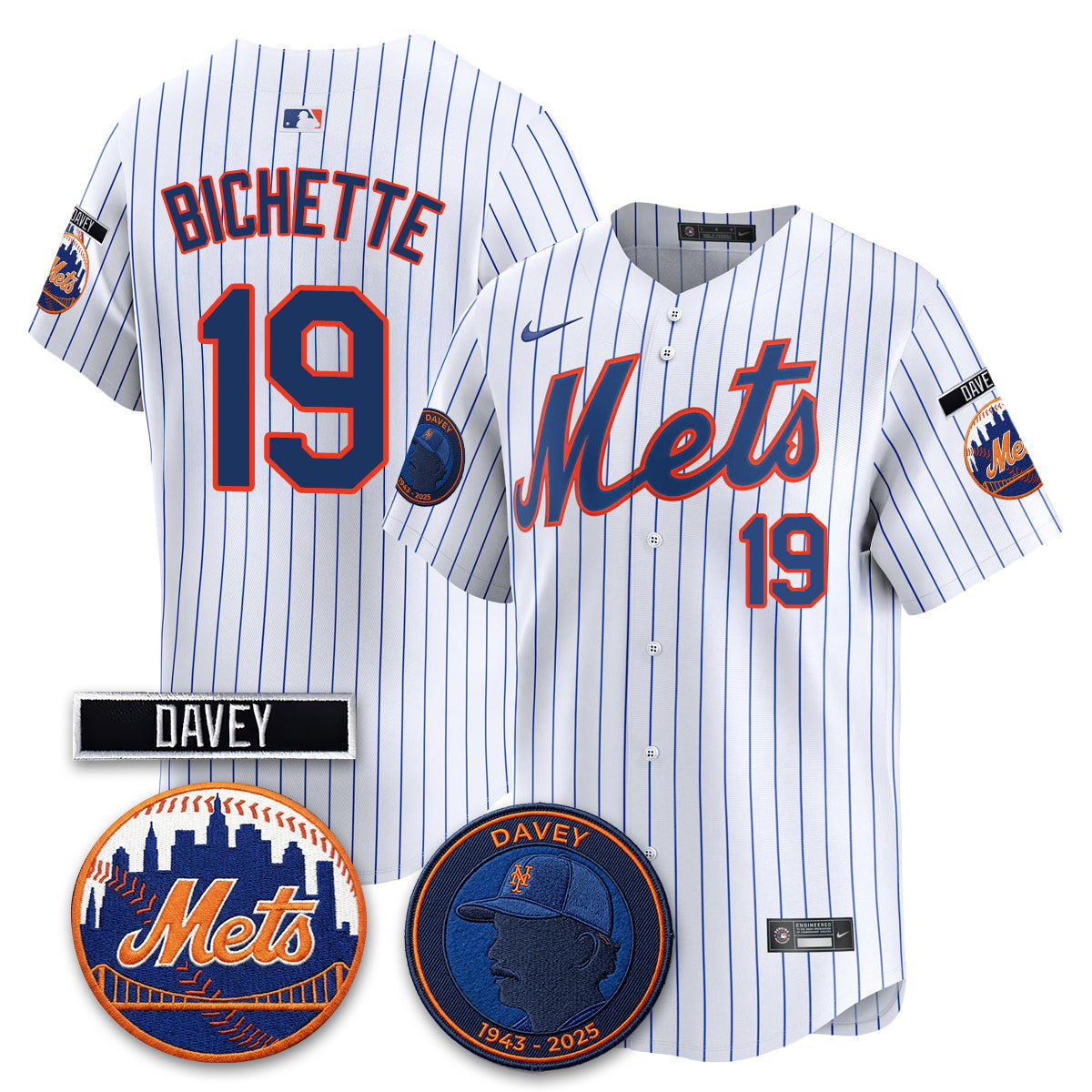 NYM 2026 Davey Johnson In Memoriam Vapor Limited Jersey - All Stitched