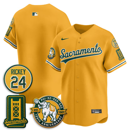 OAK 2026 Alternate Sacramento - Celebrating 125 Years -  Limited Vapor Jersey - All Stitched