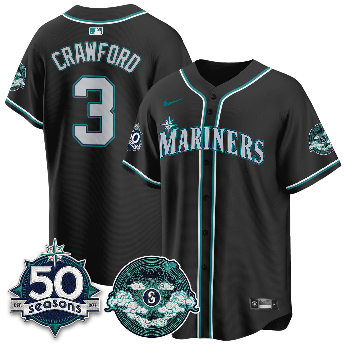 SEA x FW Night Limited Jersey - All Stitched