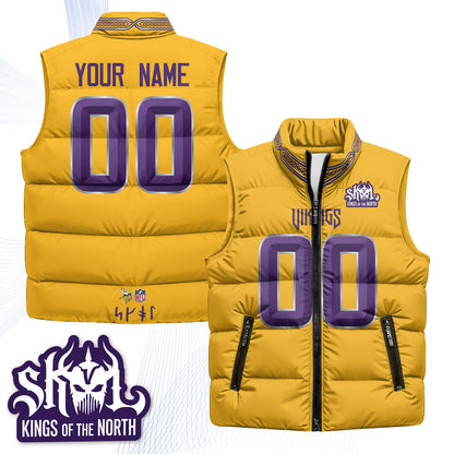 Minnesota Vikings 2026 Rivalries Custom Puffer Vest - Printed