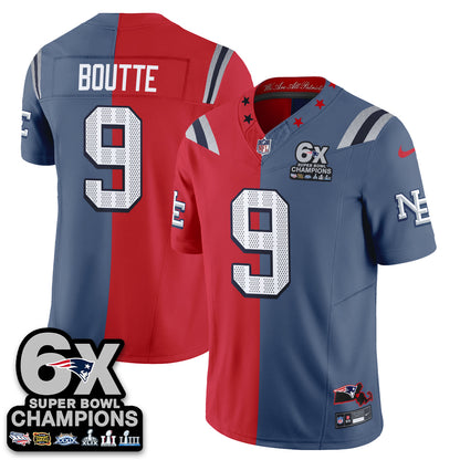 NE Rivalries Split Edition Vapor Jersey - Stitched