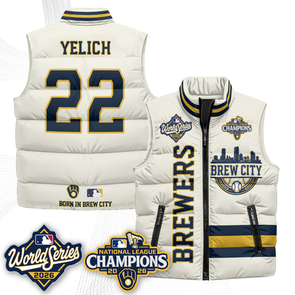 MIL 2026 NL Champions Puffer Vest - Printed