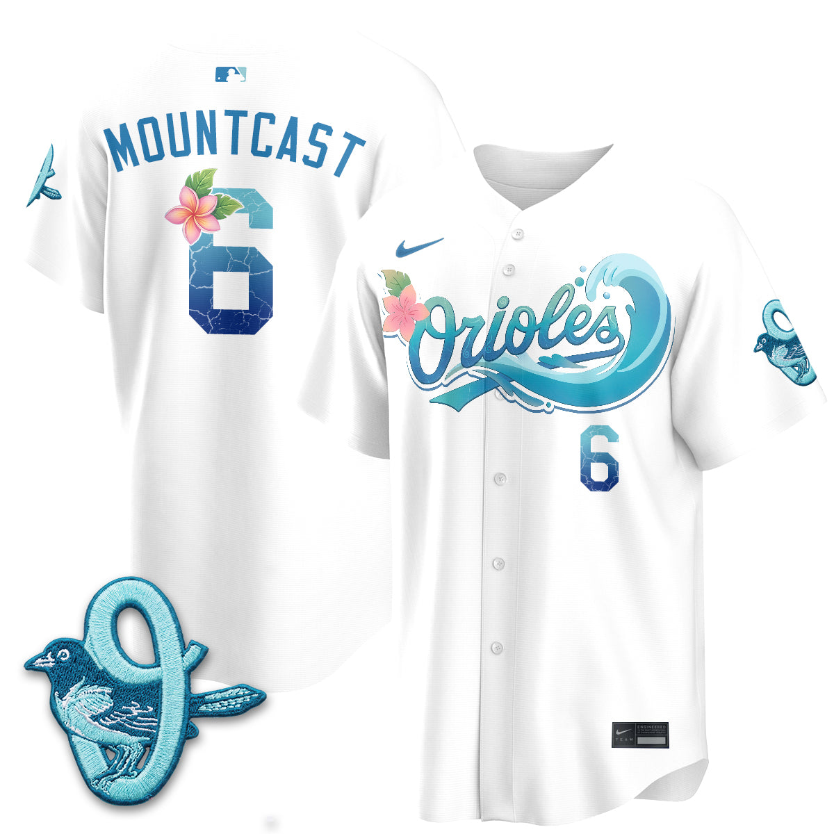 Baltimore Orioles Aloha Spirit Vapor Premier Jersey - Stitched