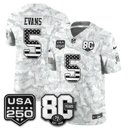 San Francisco 49ers 2026 Salute to Service Edition Vapor Jersey - Stitched