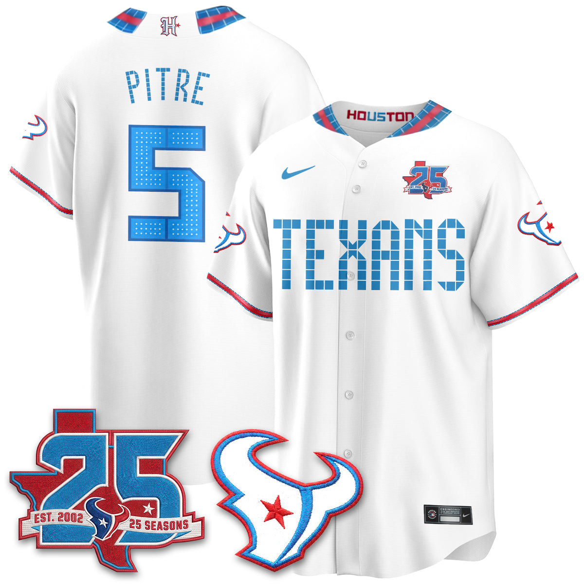 HOU 2026 Rivalries Baseball Vapor Jersey - Stitched