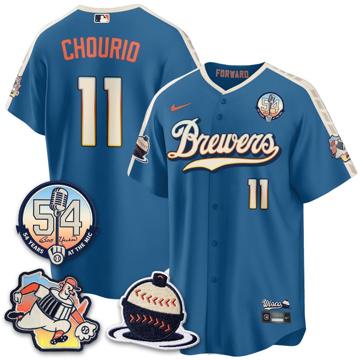 MIL 2026 City Connect Bob Uecker Vapor Limited Jersey - All Stitched V1