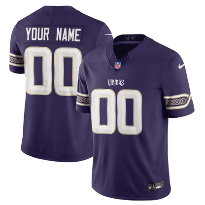 Minnesota Vikings 2026 "Rivalries" Edition Vapor Custom Jersey - Stitched