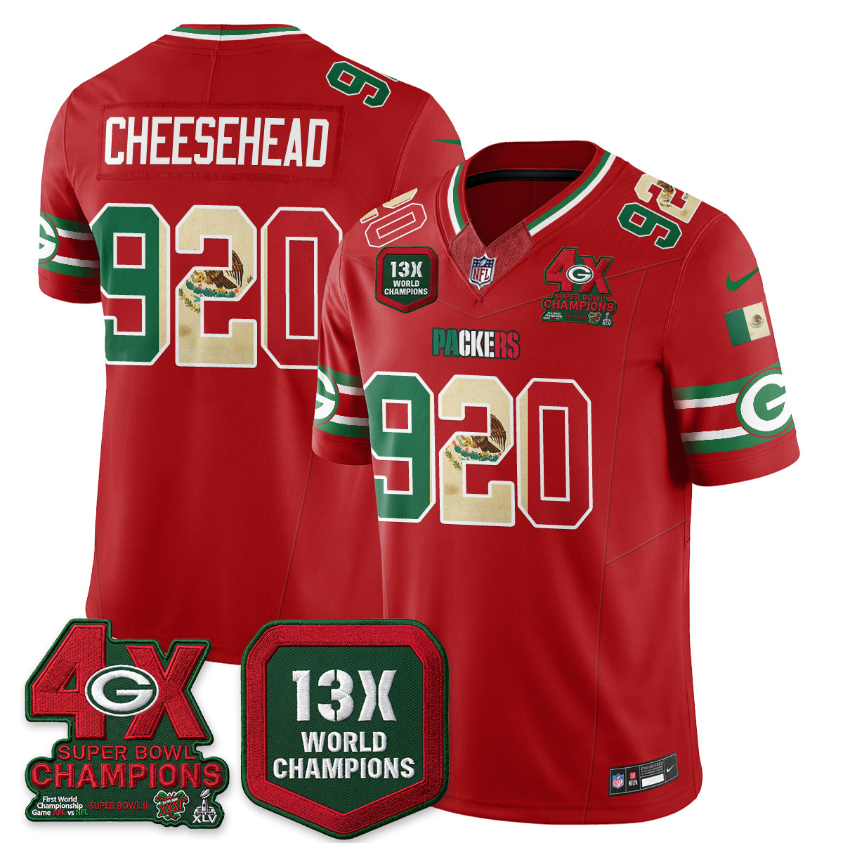 GB Mexico Edition Vapor Jersey - Stitched