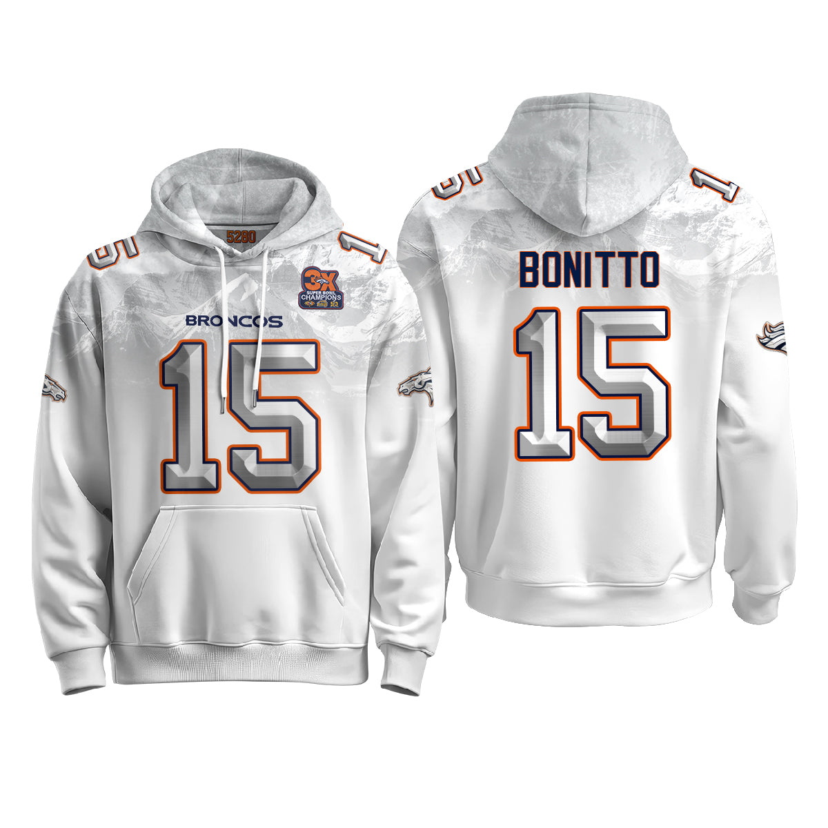 Denver Broncos Fangear Edition Hoodie - Printed