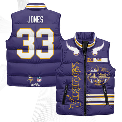MIN Twin City Puffer Vest - Printed