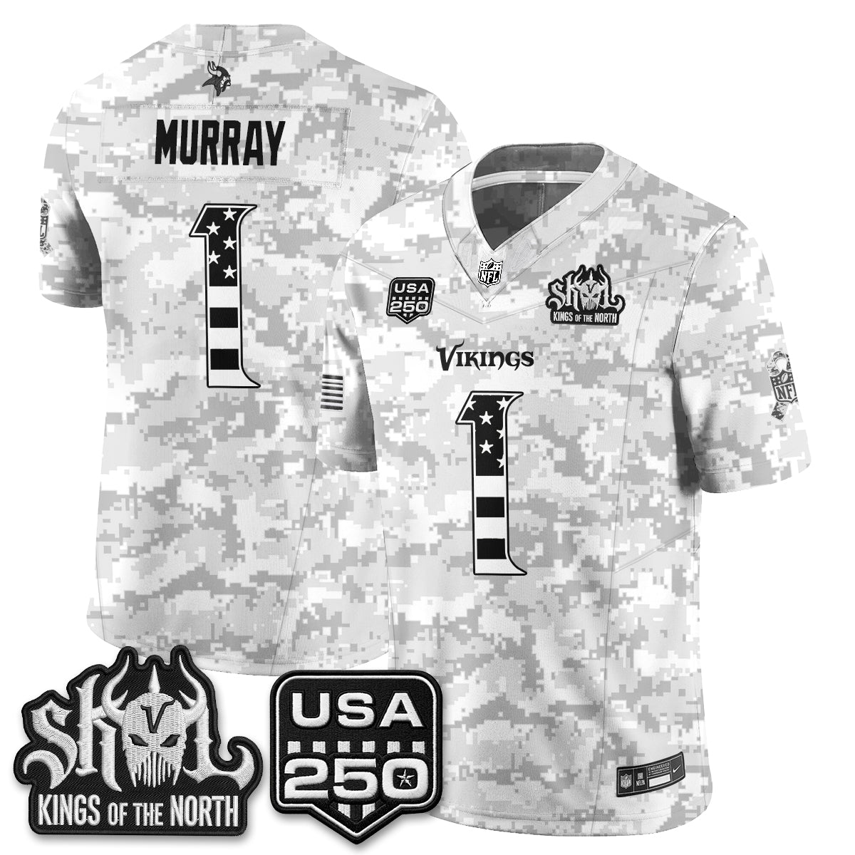 MIN 2026 Salute to Service Edition Vapor Jersey - Stitched
