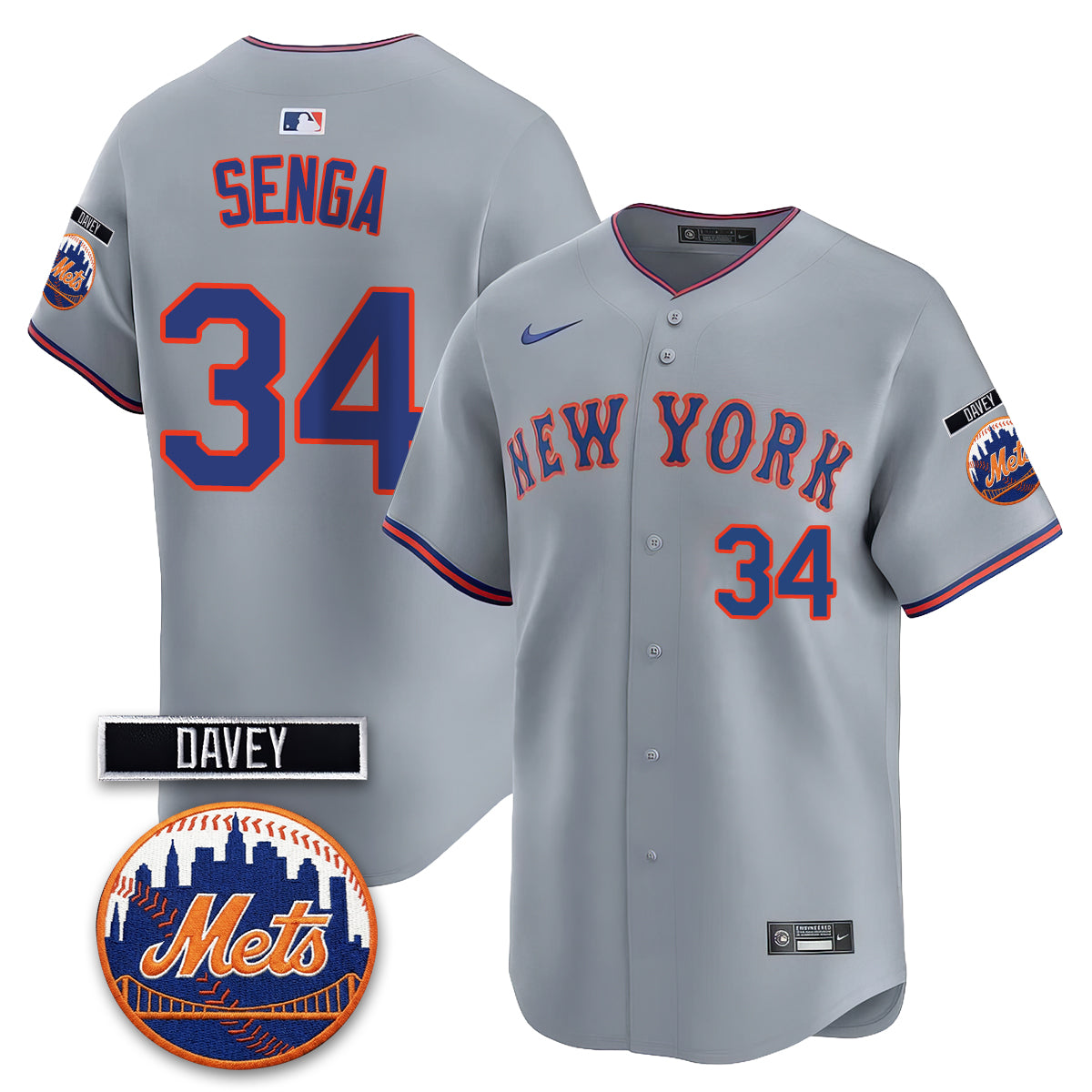 NYM 2026 Davey Johnson Memorial Vapor Limited Jersey - All Stitched
