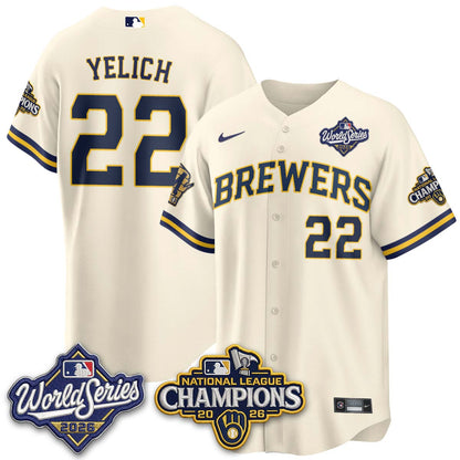 MIL 2026 NL Champions Vapor Jersey - Stitched