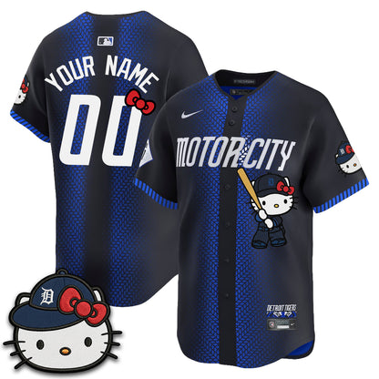 Detroit Tigers x Meow KT Edition Vapor Limited Custom Jersey - Stitched