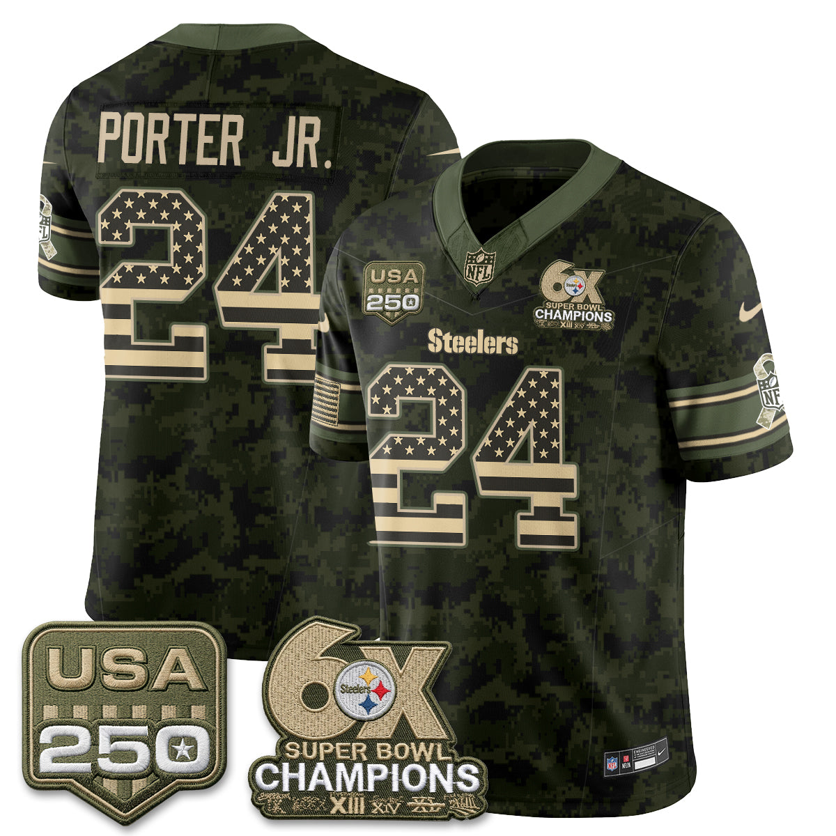 PIT 2026 Salute to Service Edition Vapor Jersey - Stitched