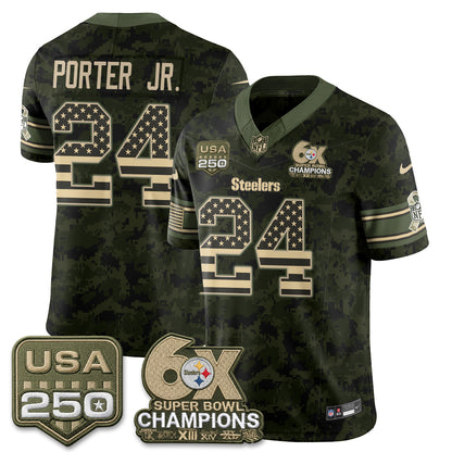 PIT 2026 Salute to Service Edition Vapor Jersey - Stitched