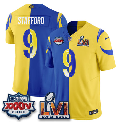 Los Angeles Rams Rivalries Split Vapor Jersey - Stitched
