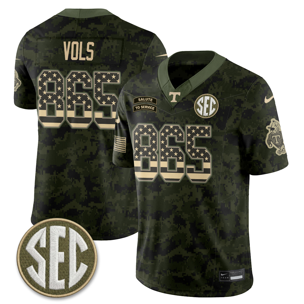 TENN 2026 Salute to Service Vapor Jersey - Stitched