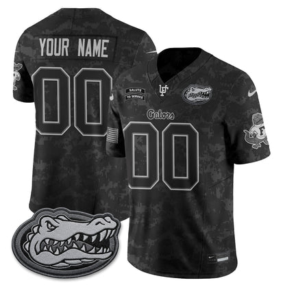Florida Gators 2026 Salute to Service Vapor Custom Jersey - Stitched