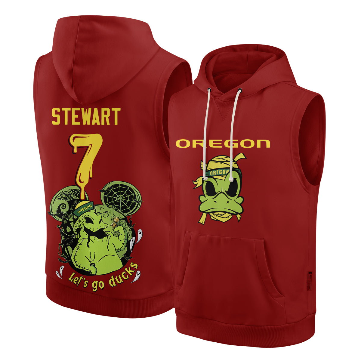 ORE x Boongie Monster Edition Pullover Sleeveless Hoodie Tank Top - Printed