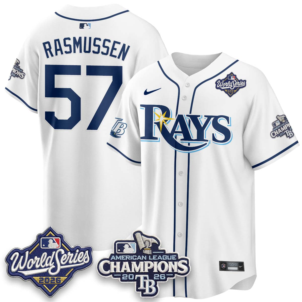 TB 2026 AL Champions Vapor Jersey - Stitched