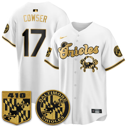 Baltimore Orioles Maryland Flag Vapor Limited Jersey - Stitched