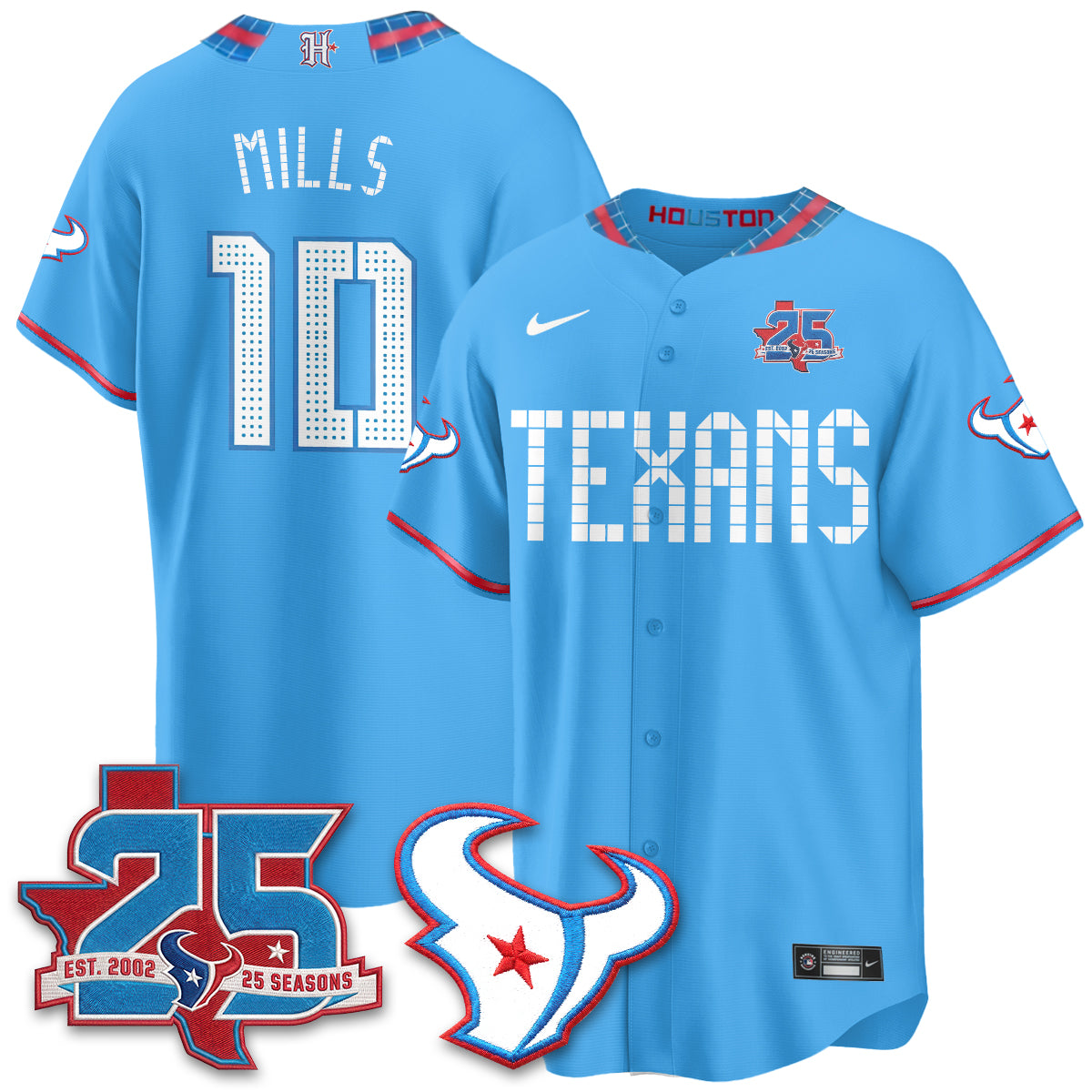 HOU 2026 Rivalries Baseball Vapor Jersey - Stitched
