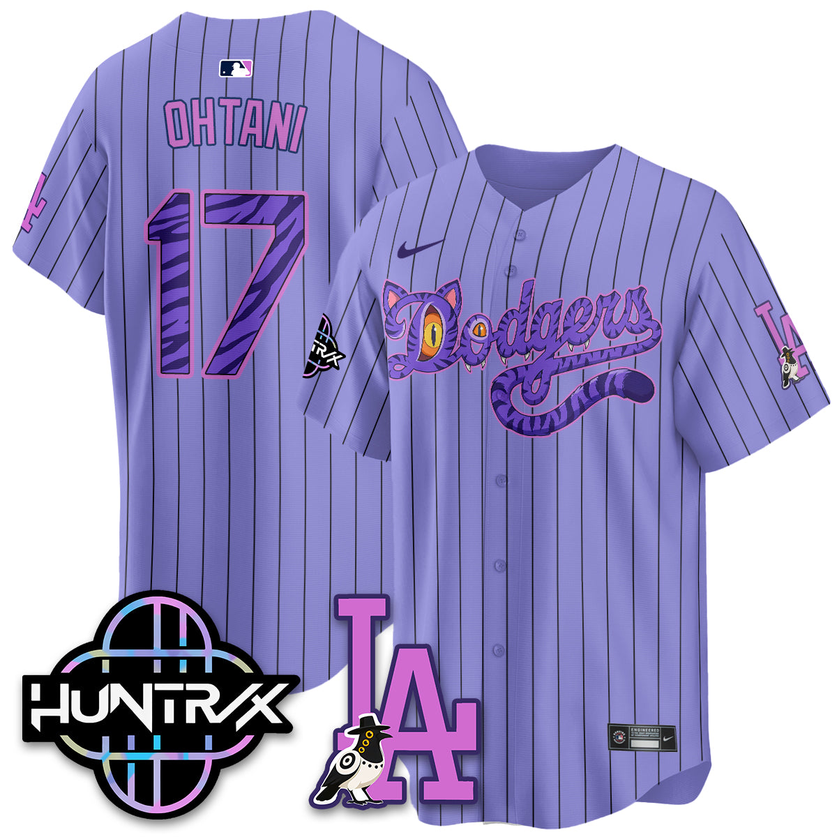 Los Angeles Dodgers x K-Pop Demon Hunters 2026 Vapor Jersey - Stitched