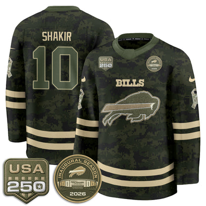 BUF 2026 Salute To Service Edition Hockey Jersey - Printed