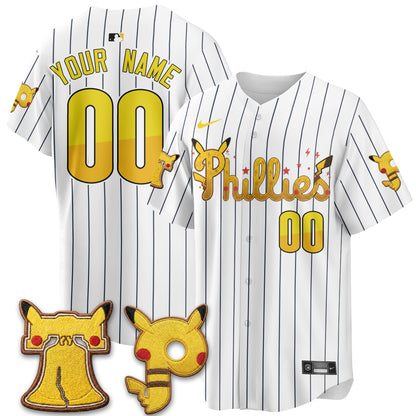 Philadelphia Phillies x PKM Edition Vapor Limited Custom Jersey - Stitched