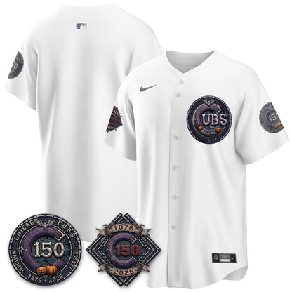 Chicago Cubs Nightmare Edition Vapor Limited Jersey - Printed