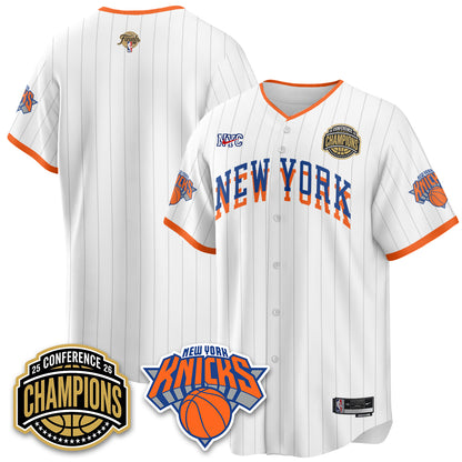 New York Knicks 2026 NBA Finals Vapor City Edition Jersey V2- Stitched