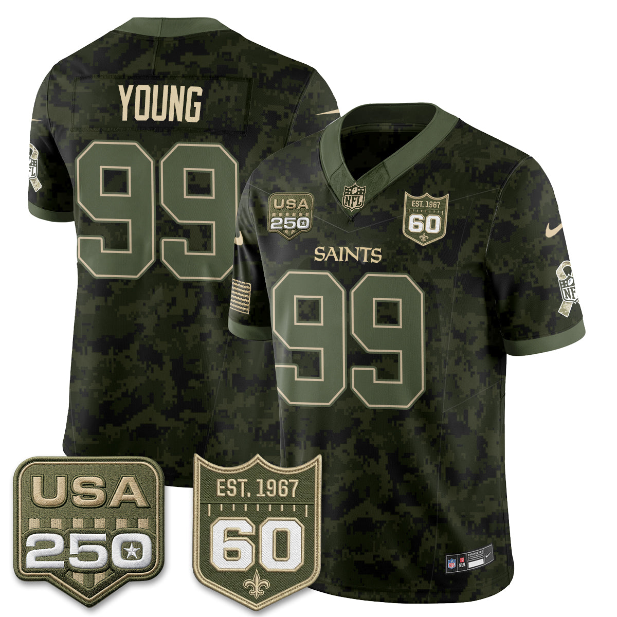 NO 2026 Salute to Service Vapor Jersey - Stitched