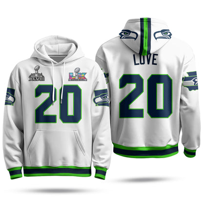 Seattle Seahawks S.Bowl Champs Hoodie - Stitched