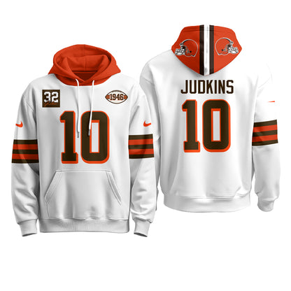 CLE 1946 Anniversary Patch Fleece Hoodie - Printed