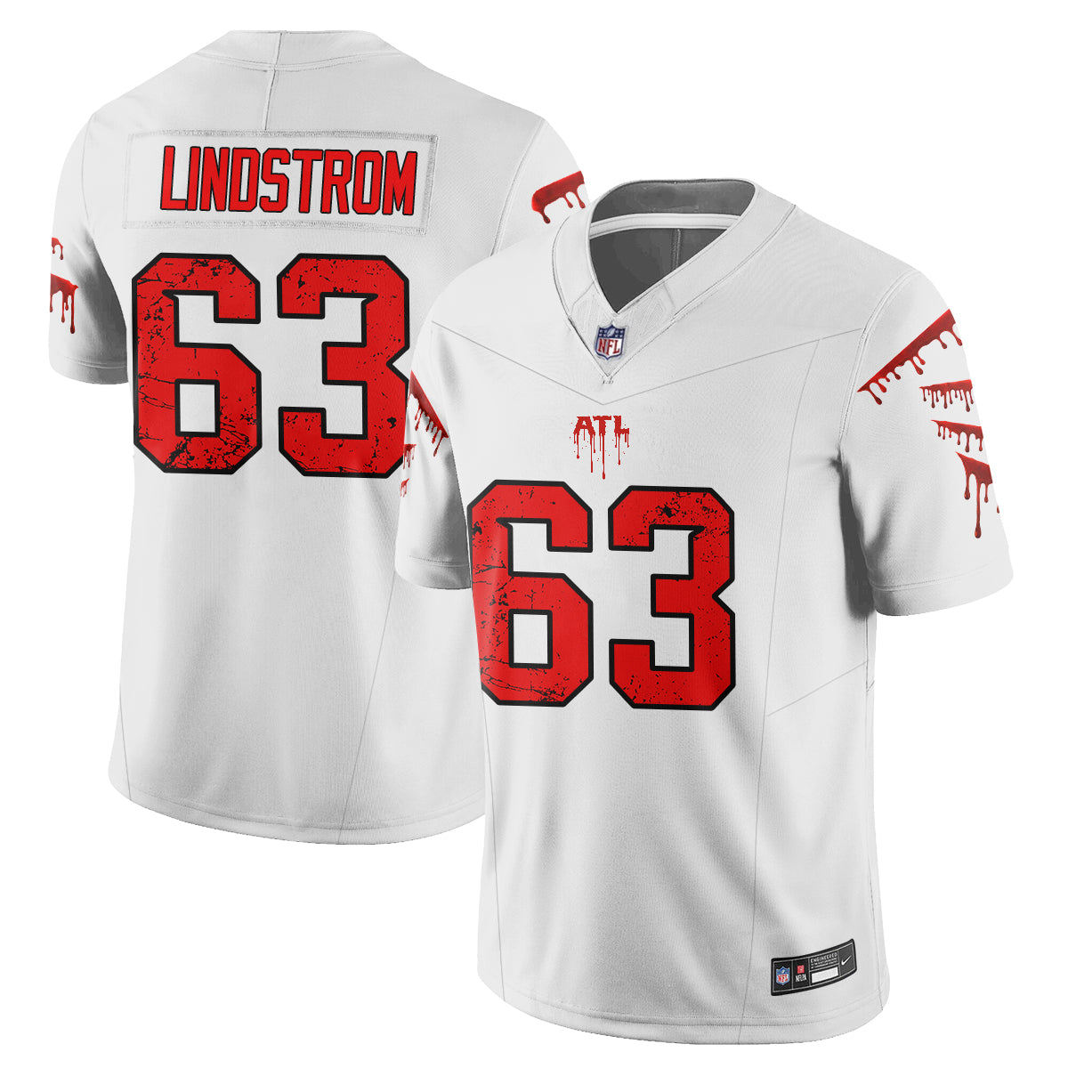 Atlanta Falcons x Slasher Edition Vapor Jersey - Stitched