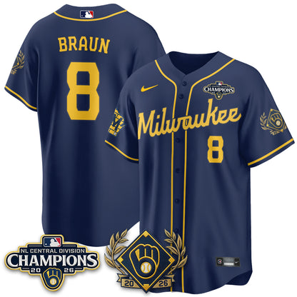 MIL 2026 NL Division Champs Vapor Jersey - Stitched