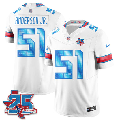 Houston Texans 2026 Rivalries Vapor Jersey - Stitched