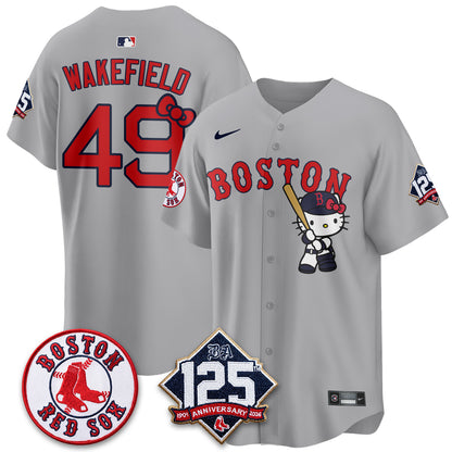 Boston Red Sox x Meow KT Vapor Limited Jersey - Stitched