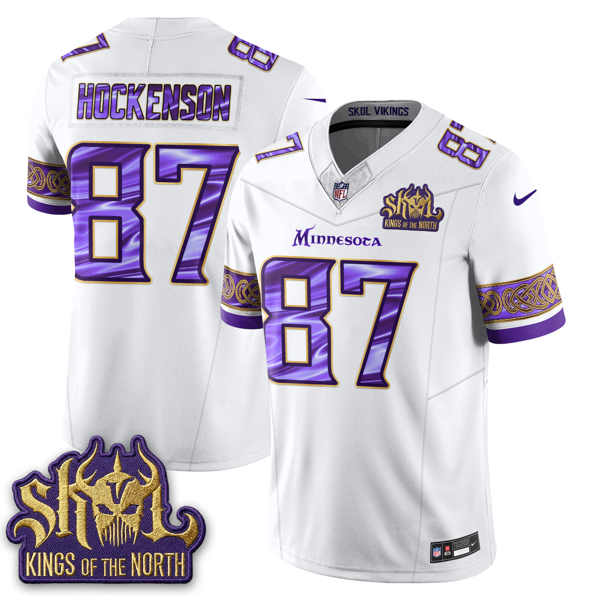 MIN Fangear Edition Warrior Skol Patch Vapor Jersey - Stitched