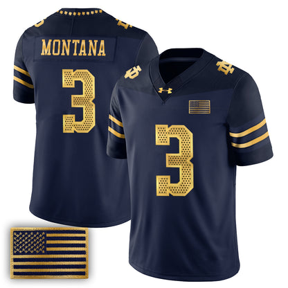 Notre Dame Fighting Irish 2026 Shamrock Series Football Vapor Jersey - Stitched