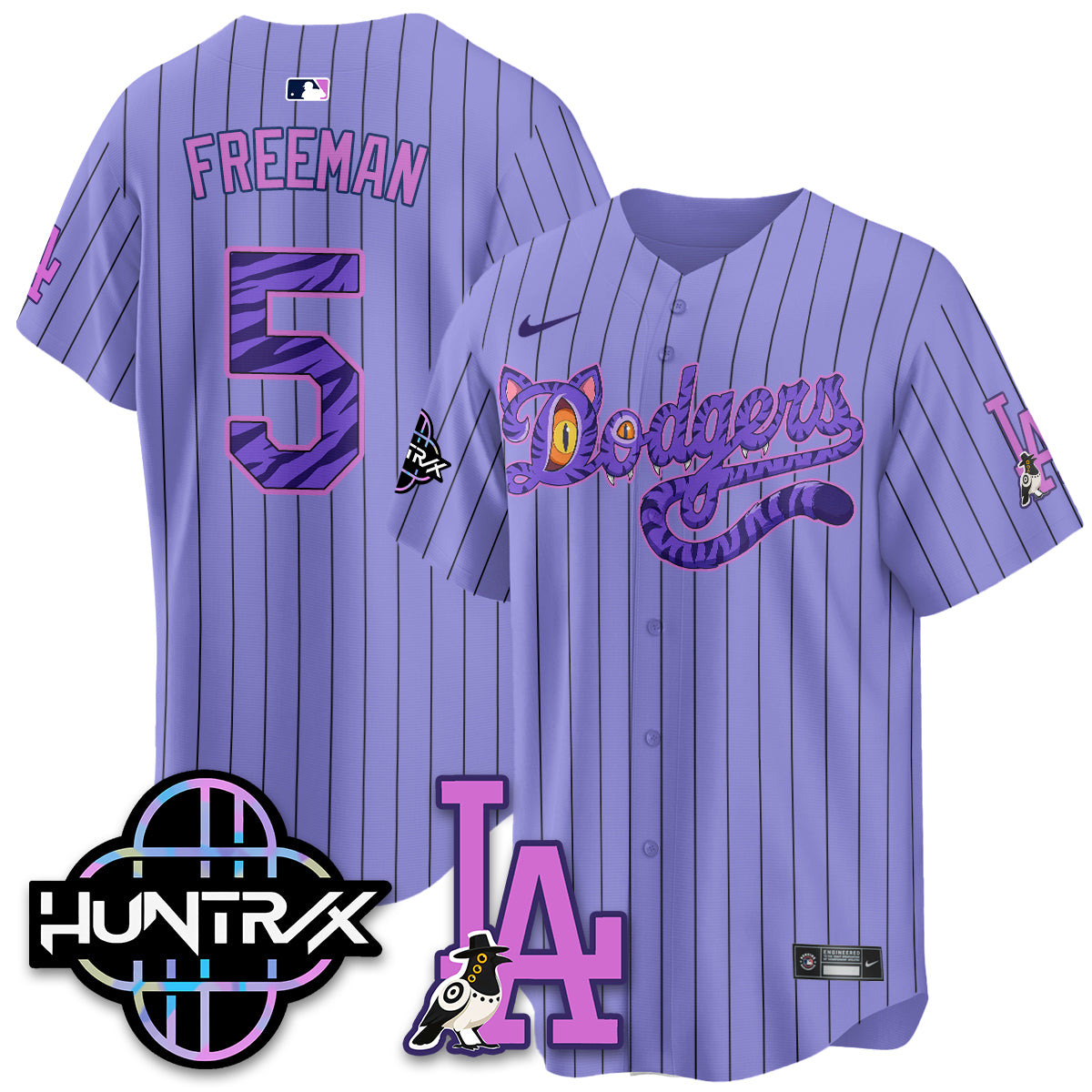 Los Angeles Dodgers x K-Pop Demon Hunters 2026 Vapor Jersey - Stitched
