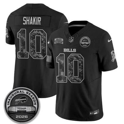 Buffalo Bills 2026 Salute to Service Edition Vapor Jersey V2- Stitched