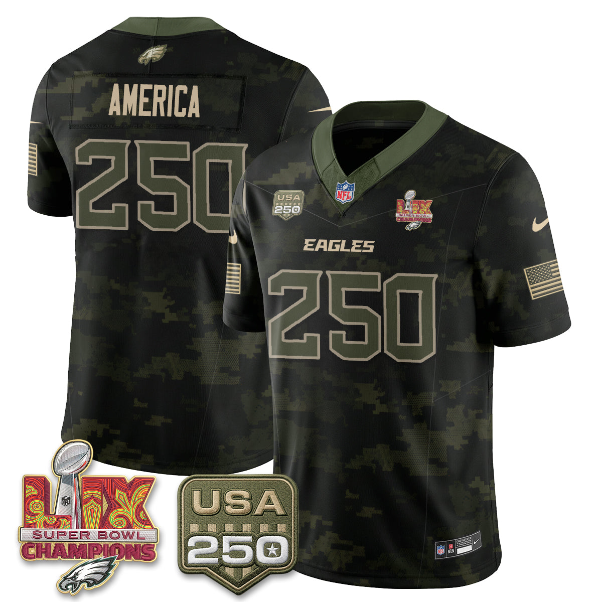PHI Salute to Service Vapor Jersey - Stitched