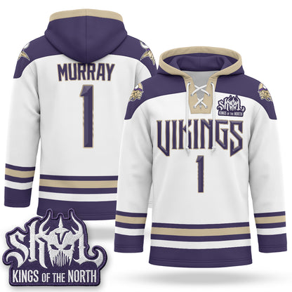 Minnesota Vikings 2026 Rivalries Fleece-Lined Hockey Hoodie - Stitched