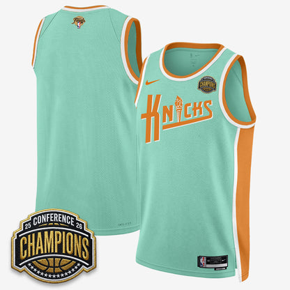 New York Knicks 2026 Eastern Conference Champions Special Edition Jersey V2- Stitched