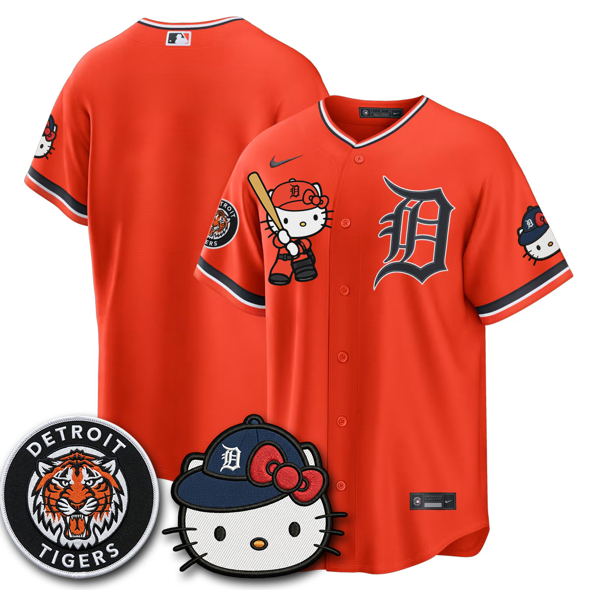 Detroit Tigers x Meow KT Edition Vapor Limited Jersey - Stitched
